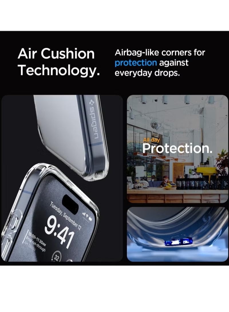 Ultra Hybrid for Apple iPhone 15 Pro Max Anti-Yellowing Technology Case - HD Transparent - Image 4