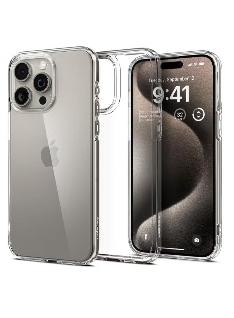 Ultra Hybrid for Apple iPhone 15 Pro Max Anti-Yellowing Technology Case - HD Transparent - Image 1