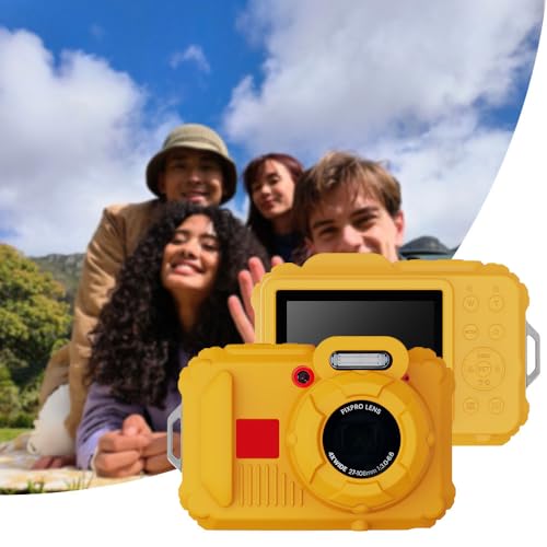 Tedubax Silicone Case for Kodak pixpro wpz2 Digital Camera with 2PCS Screen Protector and Lanyard - Yellow - Image 3