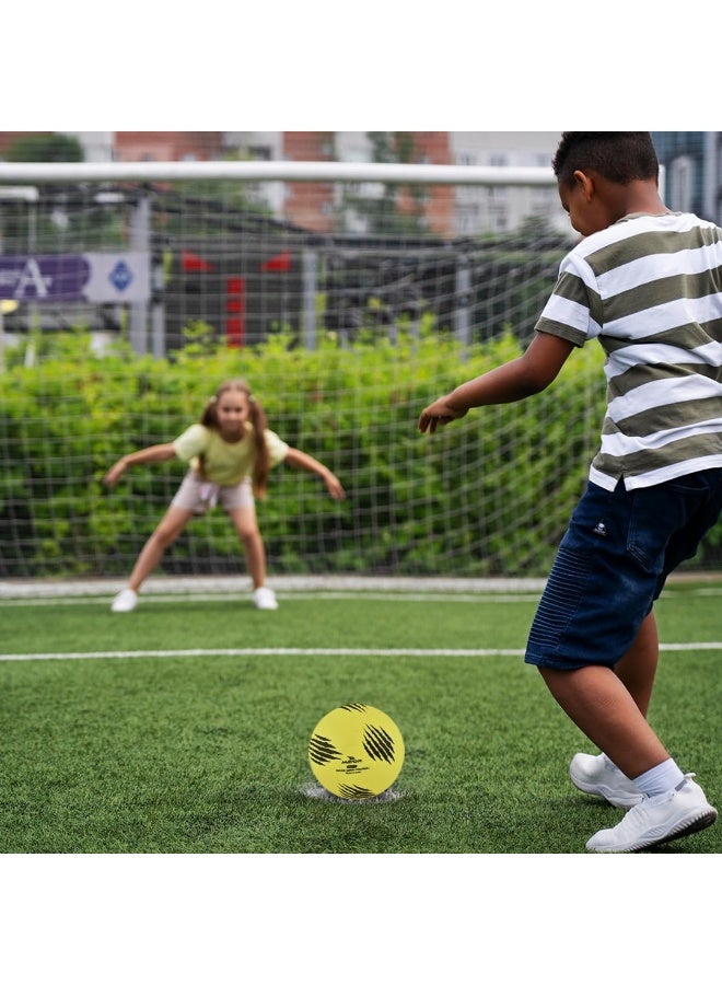 مايور كرة قدم للأطفال من مايور سامي – الحجم 3، لون اصفر | كرة داخلية وخارجية من PVC للأطفال دون 9 سنوات - Image 5