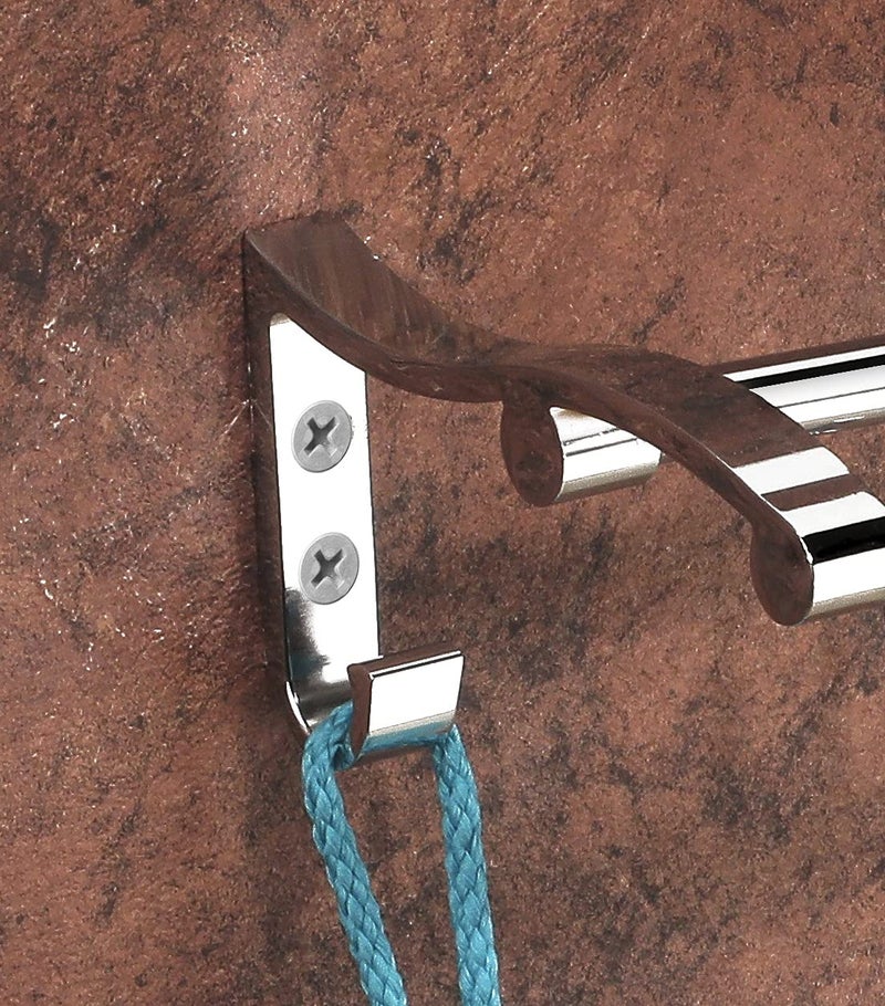 iSTAR New Look Double Rod Towel Rod Silver Towel Holder 24 inch Longer 2 Bar Towel Rod, Stainless Steel - Image 4