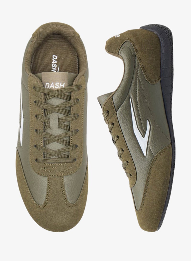 Dash Logo Detail Sports Shoes with Lace-Up Closure - Image 3