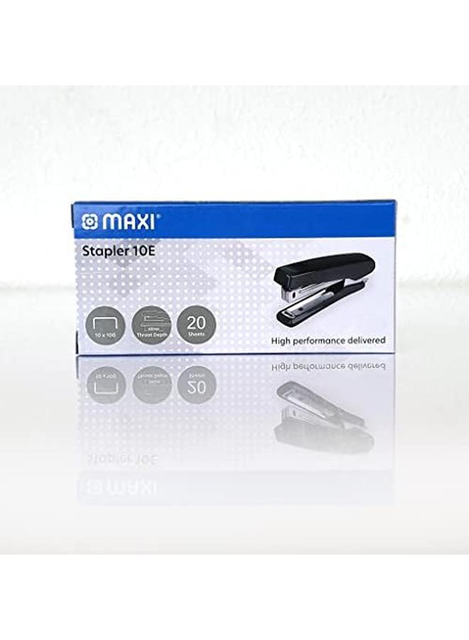 Maxi No.10 Stapler 20 Sheets Black Staples Up To 20 Sheets Of Paper 80 Gsm Office And Home - Image 2