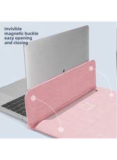 Generic Laptop Bracket For Apple Macbook Air13.3 Lenovo Small Pro14 Huawei-Color:Bracket Liner [Mint Green]]★Three-speed Angle Adjustable Plush Lining-Applicable Model:13 Inch  - Image 3