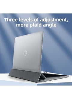 Generic Laptop Bracket For Apple Macbook Air13.3 Lenovo Small Pro14 Huawei-Color:Bracket Liner [Mint Green]]★Three-speed Angle Adjustable Plush Lining-Applicable Model:13 Inch  - Image 5