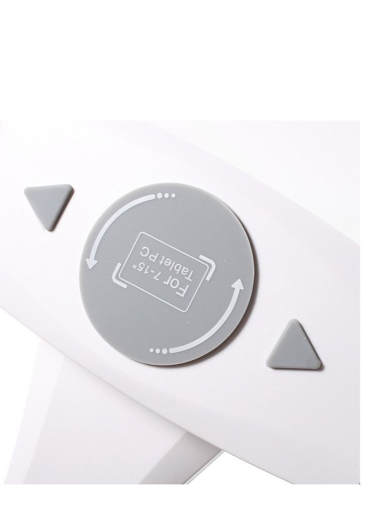 KASTWAVE Universal Desk Tablet Mount Stand for iPad Pro 12.9 iPad Mini 4 White Grey - Image 4