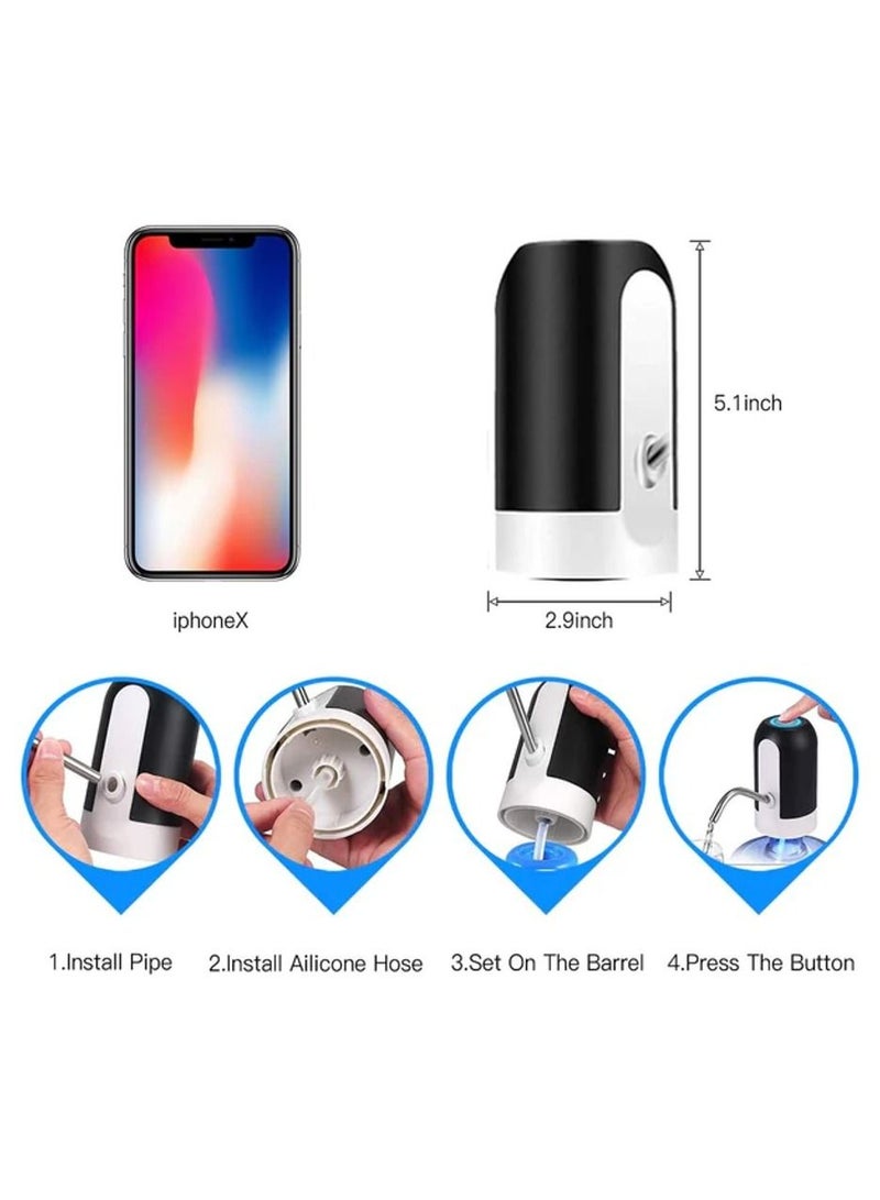 USB Charging Electric Pumping Automatic Water Dispenser White