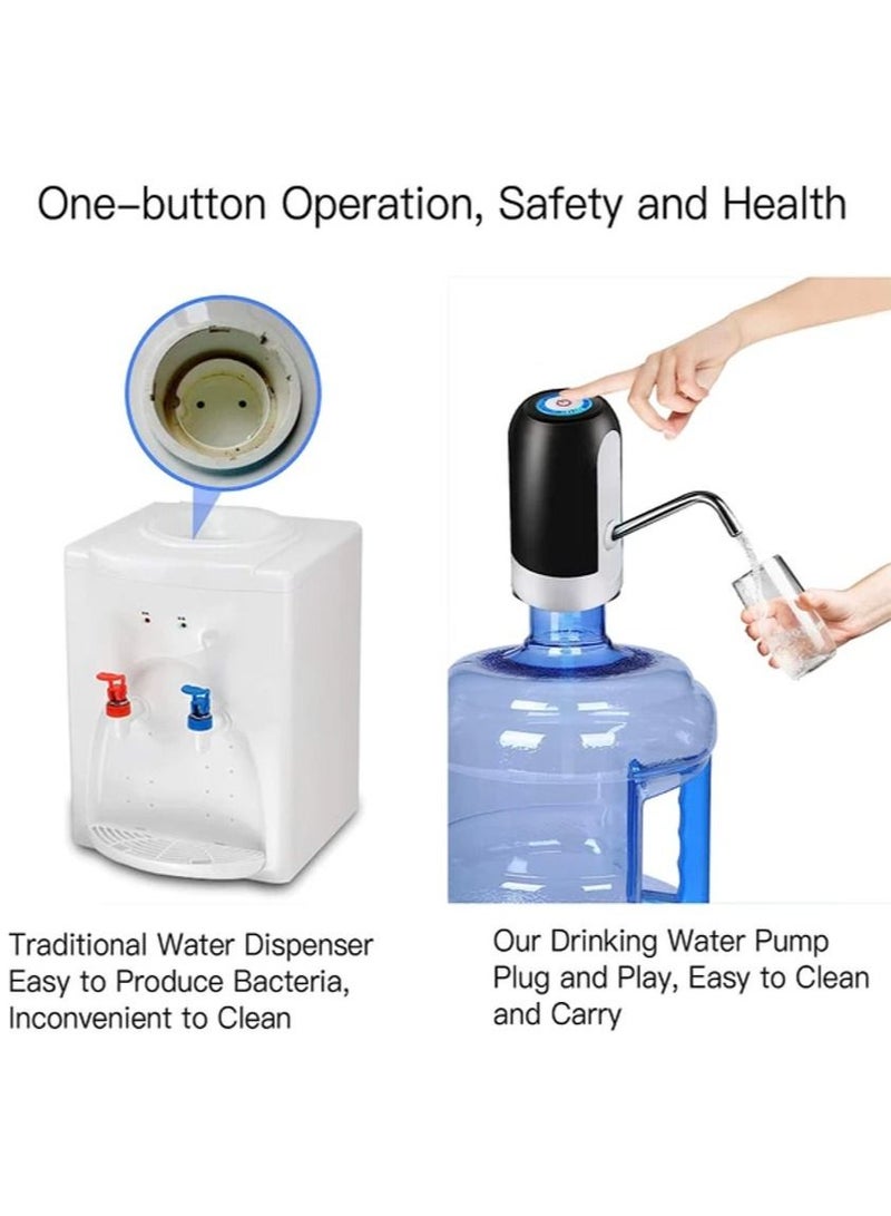 USB Charging Electric Pumping Automatic Water Dispenser White