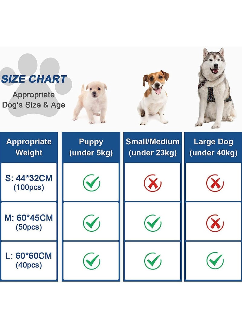 بلومنغ تايم وسادات تدريب الجراء، 40 قطعة، وسادات تبول الكلاب للاستعمال مرة واحدة - Image 5