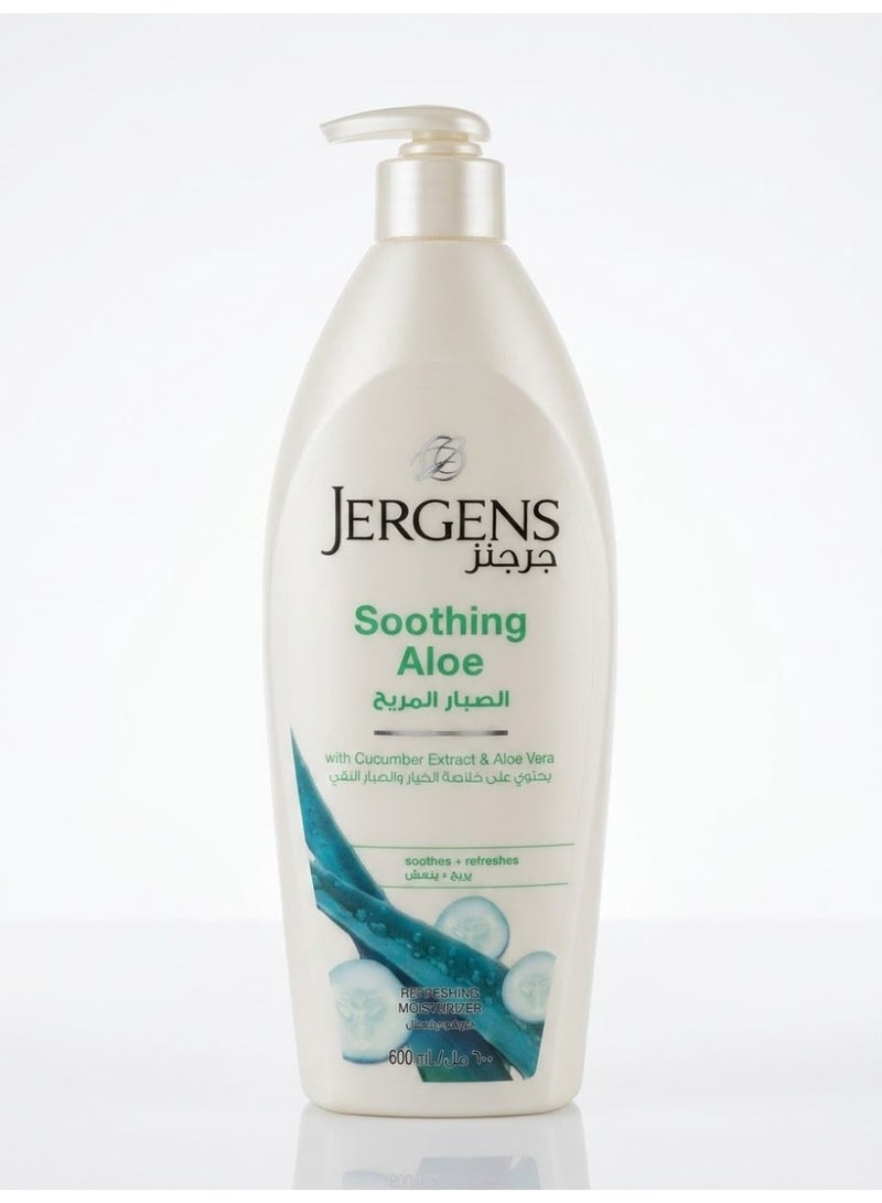 Jergens Soothing Aloe With Cucumber & Aloe Vera Soothes - Refreshes 600 ML - Image 1