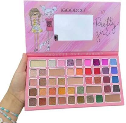 ADOERE Pretty Girl 45 Color Eye Face Eyeshadow Palette Long Lasting Eye Shadow Palette With Flawless Finish Shimmer Metallic Matte Shades for Professional Eye Makeup 80g Multicolor - Image 2