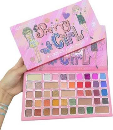 ADOERE Pretty Girl 45 Color Eye Face Eyeshadow Palette Long Lasting Eye Shadow Palette With Flawless Finish Shimmer Metallic Matte Shades for Professional Eye Makeup 80g Multicolor - Image 3