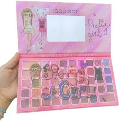 ADOERE Pretty Girl 45 Color Eye Face Eyeshadow Palette Long Lasting Eye Shadow Palette With Flawless Finish Shimmer Metallic Matte Shades for Professional Eye Makeup 80g Multicolor - Image 5