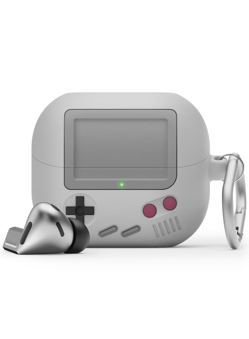 Elago AW5 Hang for Samsung Galaxy Buds3 and Galaxy Buds 3 Pro Case Cover with Carabiner - Light Grey - Image 1