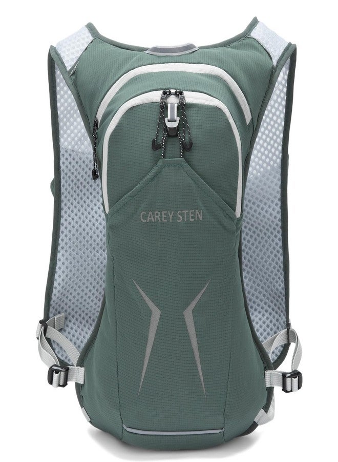 CAREYSTEN Carey Sten Lightweight Running Hydration Backpack, 1.5L Water Bag Running Vest for Marathon, Hiking & Cycling, Breathable Adjustable Design, Unisex (Olive Green) - Image 3