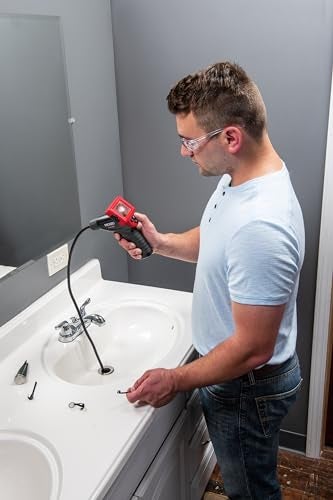 RIDGID كاميرا فحص محمولة RIDGID 40043 Micro CA-25 مع كابل بطول 4 أقدام، بوري سكوب، أحمر - Image 4