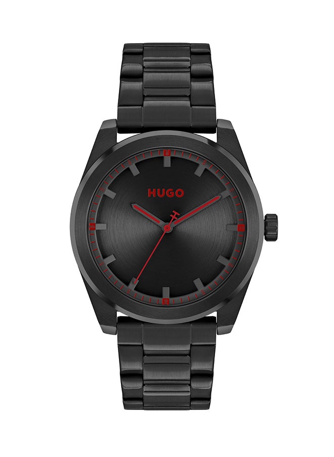 HUGO BOSS Men's Analog Round Shape Stainless Steel Wrist Watch 1530353 - 42 Mm  - Image 1