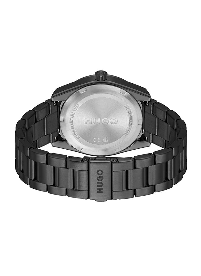 HUGO BOSS Men's Analog Round Shape Stainless Steel Wrist Watch 1530353 - 42 Mm  - Image 3