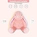 SuzziPals Heatable Coolable Pink Bunny Stuffed Animal Heating Pad for Soothing Relaxation Lavender Pink Bunny Plush for Discomfort Rabbit Stuffed Animals for Kids Bunny Plushies Gifts - Image 4
