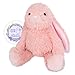 SuzziPals Heatable Coolable Pink Bunny Stuffed Animal Heating Pad for Soothing Relaxation Lavender Pink Bunny Plush for Discomfort Rabbit Stuffed Animals for Kids Bunny Plushies Gifts - Image 2