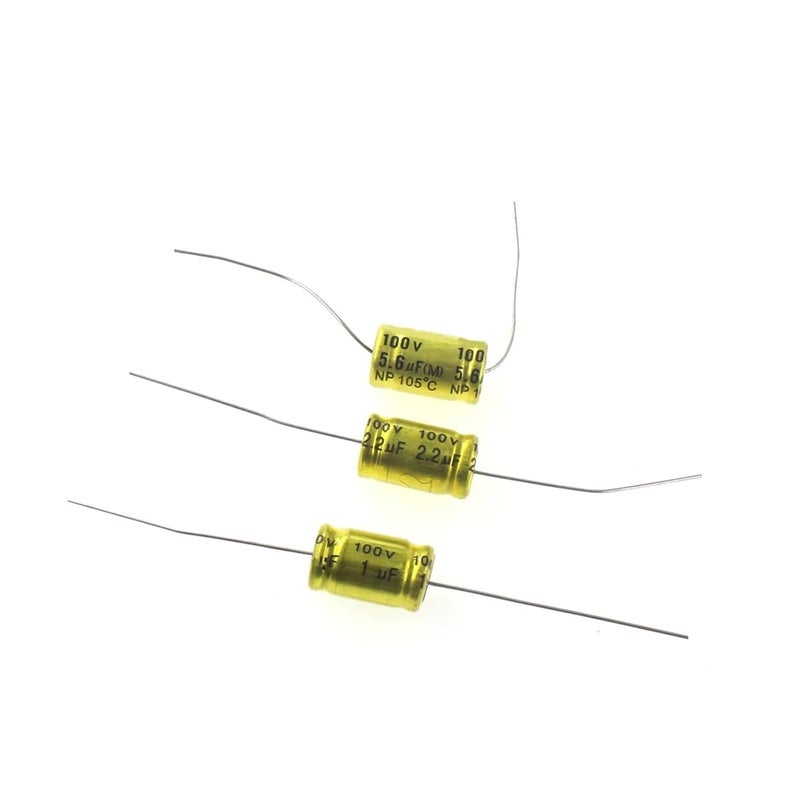 50Pcs 100V Non Polarity Polypropylene Audio Capacitor 1UF To 6 8UF For Crossover Frequency Divider Vertical 5 6uf 8x12mm - Image 4