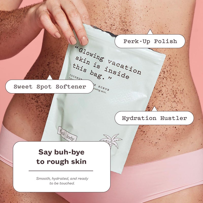 Frank Body Coconut Coffee Scrub | Natural, Vegan, Cruelty Free Exfoliating Body Scrub Firms, Tones, and Brightens with Coffee Grinds, Grapeseed Oil, Coconut Oil, and Jojoba Beads | 7.05 oz / 200 g - Image 3