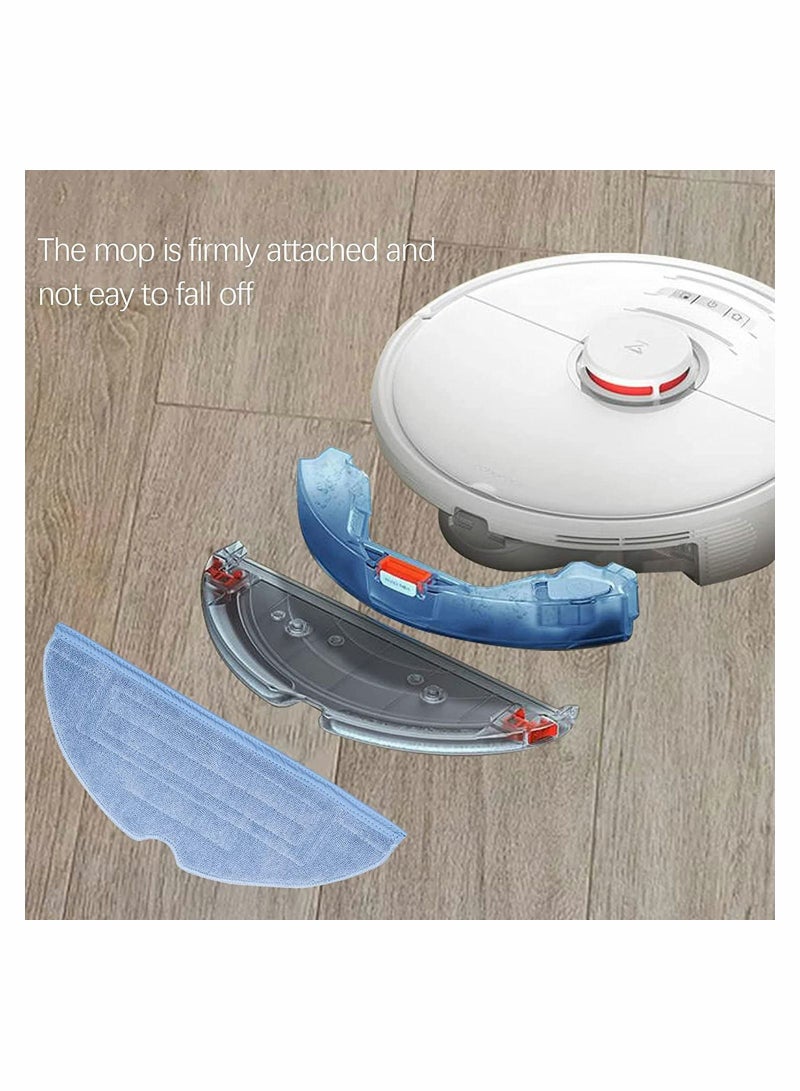 SYOSI 10 Pieces Mop Head Replacement Wet Dust Heads 10Pcs Cleaning Pads Microfiber for S7 T7S T7 Plus Accessories Hardwood Floor - Image 2