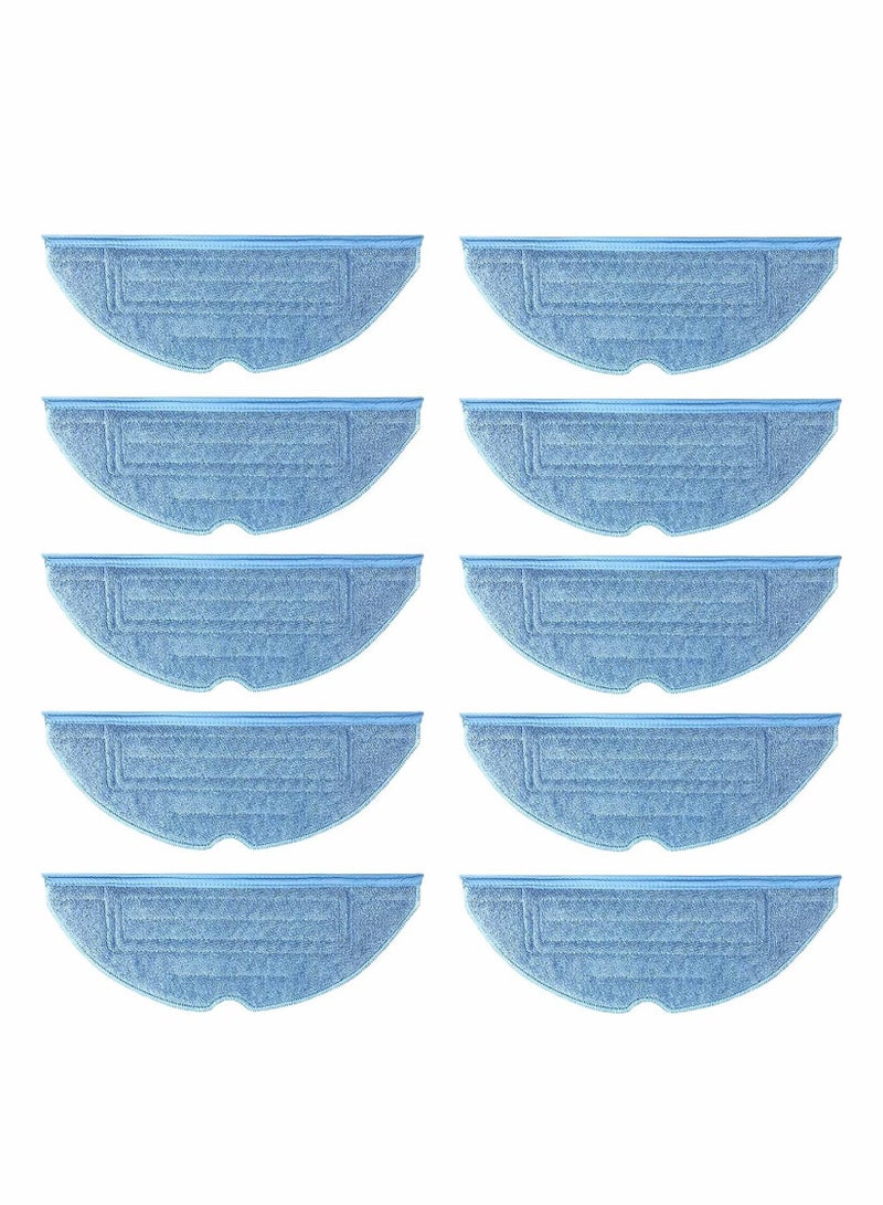 SYOSI 10 Pieces Mop Head Replacement Wet Dust Heads 10Pcs Cleaning Pads Microfiber for S7 T7S T7 Plus Accessories Hardwood Floor - Image 1