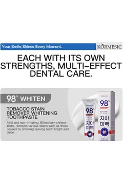 Kormesic Powerful Stain-Removing Whitening Toothpaste 100g - Effortlessly Eliminates Tough Stains  - Image 2