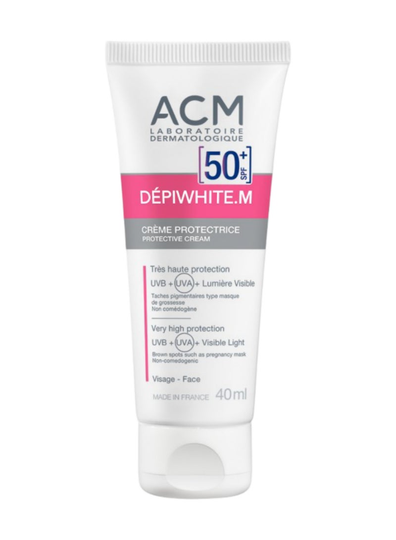 اكم لابرتوري ديرماتولوجيك كريم ديبيوايت إم بعامل حماية SPF50+ - 40 مل  - Image 1