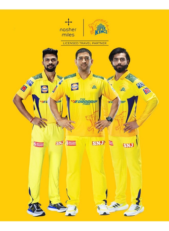 Nasher Miles x Chennai Super Kings (CSK) Polyester Yellow Straight Outta Chepauk 55 cm (20 Inch) Small Protective Luggage Cover - Image 2