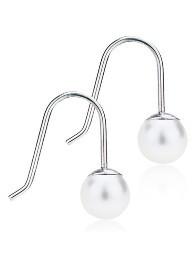 Blomdahl Natural Titanium Mini Pendant 6mm Pearl White