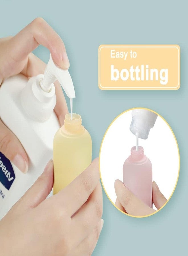 PiyuBind 3Pcs Travel Bottles Set Travelling Bottles for Toiletries Kit Refillable Squeeze Container, Leak Proof Toiletry Bottles with Lids for Business or Personal Travel Essentials (100ML) - Image 4