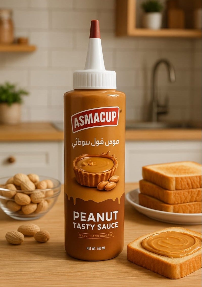 ASMACUP Peanut Butter premium Sauce 750 gm - Image 2