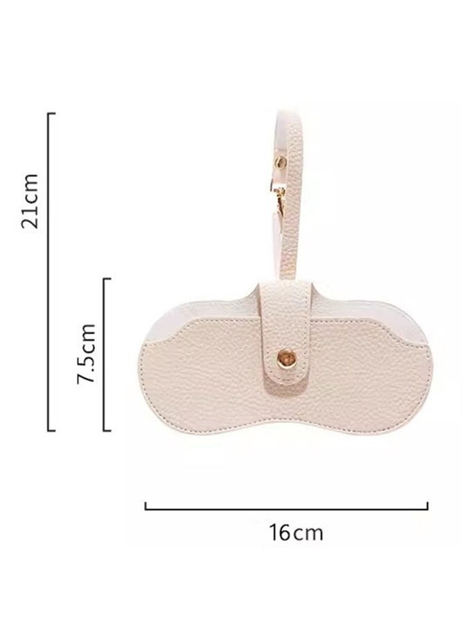 حقيبة تخزين النظارات الكلاسيكية، حقيبة نظارات شمسية محمولة ， حقيبة نظارات شمسية محمولة من الجلد - Image 5