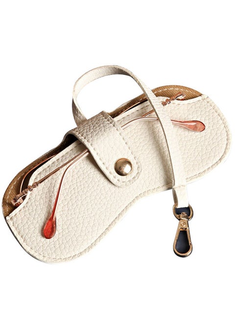 Vintage Glasses Storage Bag, Portable Sunglasses Case，Leather Glasses Case Holder Portable Sun Glasses Bag