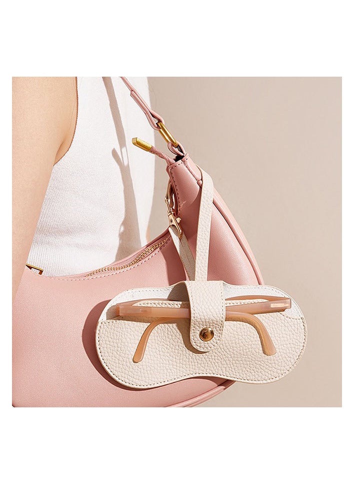 حقيبة تخزين النظارات الكلاسيكية، حقيبة نظارات شمسية محمولة ， حقيبة نظارات شمسية محمولة من الجلد - Image 2