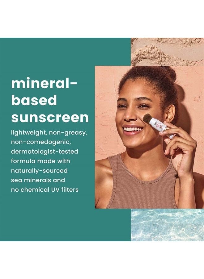 Hawaiian Tropic - Mineral Powder Sunscreen Brush, SPF 30 | SPF Powder Sunscreen for Face, Brush On Sunscreen Powder for Face, Translucent Powder Sunscreen, SPF 30 - Image 1