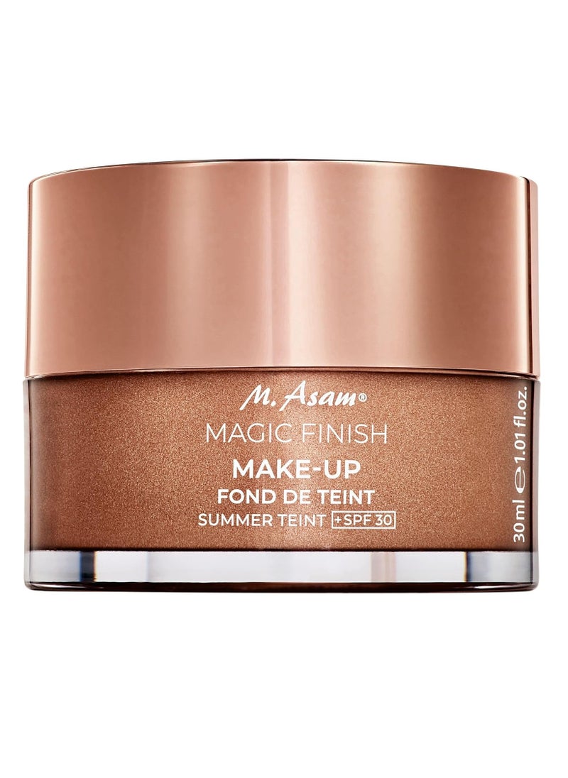 M.Asam - Magic Finish Summer Teint Make Up Mousse 1 01 Fl Oz 4in1 Primer Foundation Concealer and Powder With Buildable Coverage Hides Redness And Dark Spots Vegan For Medium To Deep Skin Tones - Image 1