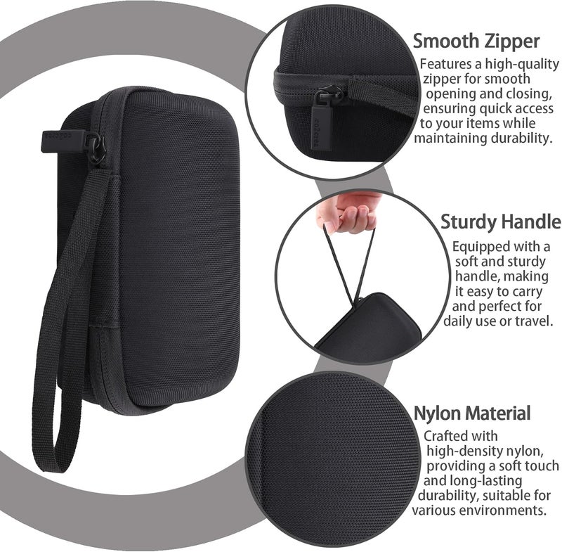 co2crea Hard Travel Case for Sony SRS-XB12 Extra Bass Portable Bluetooth Speaker - Black - Image 5