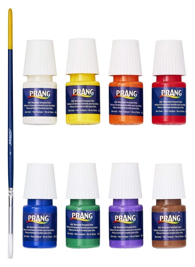 PRANG Tempera Paint Set, 8, Assorted 8 - Image 3