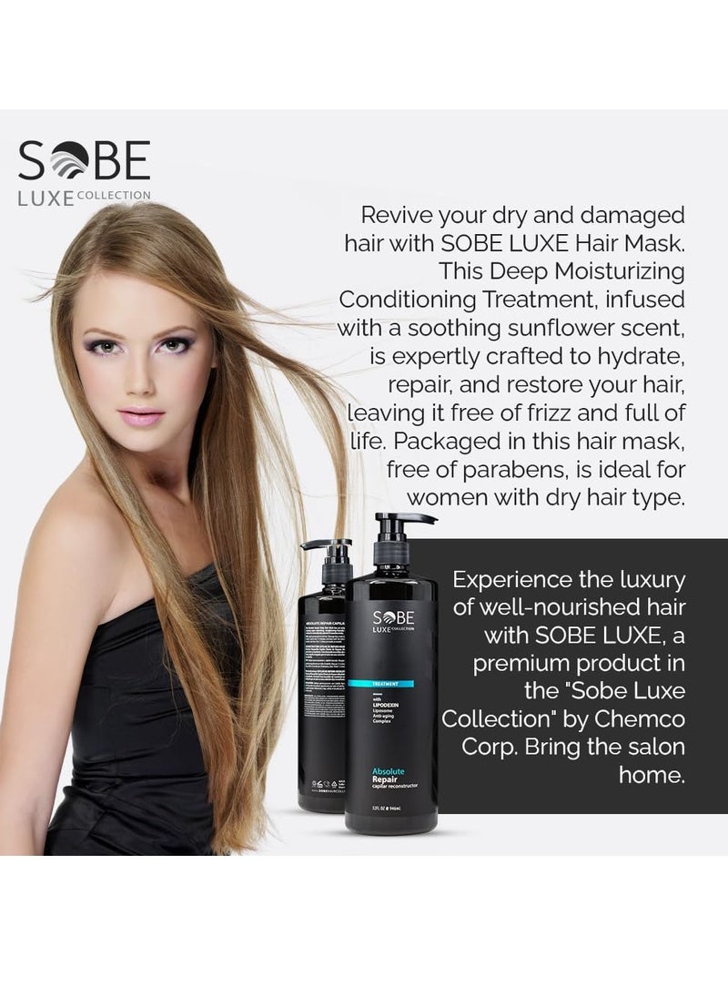 SoBe Deep Repair Keratin Hair Treatment - Hydrate, Moisturize & Tame Frizz, 32 oz  - Image 3