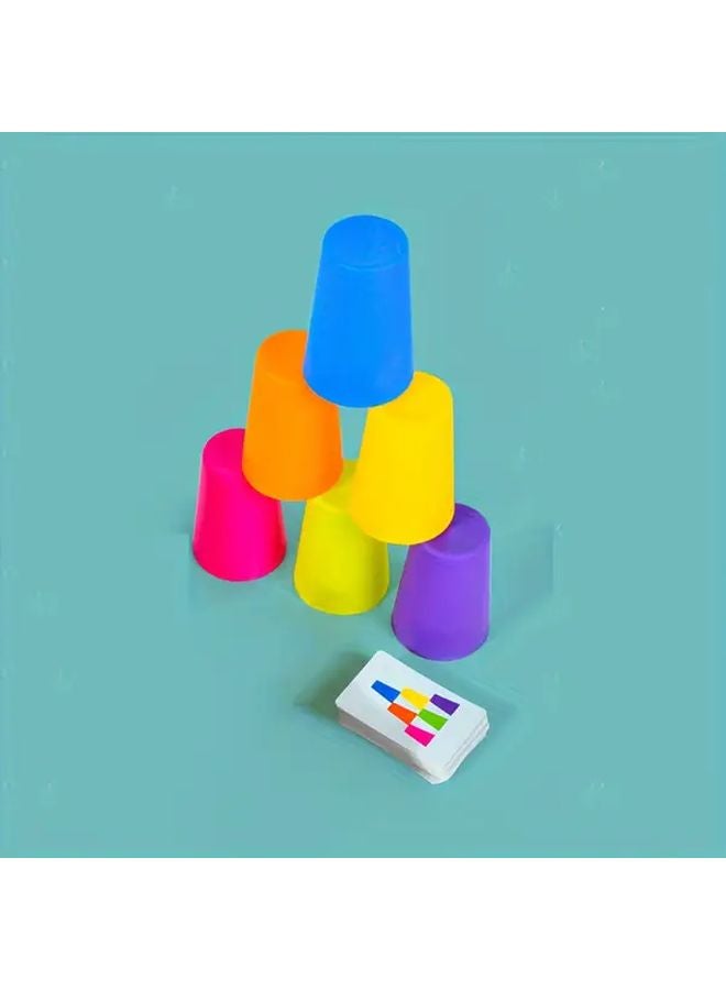 لعبة ترتيب الأكواب للاعب واحد - لغز تدريبي إدراكي لفرز الألوان - Image 4