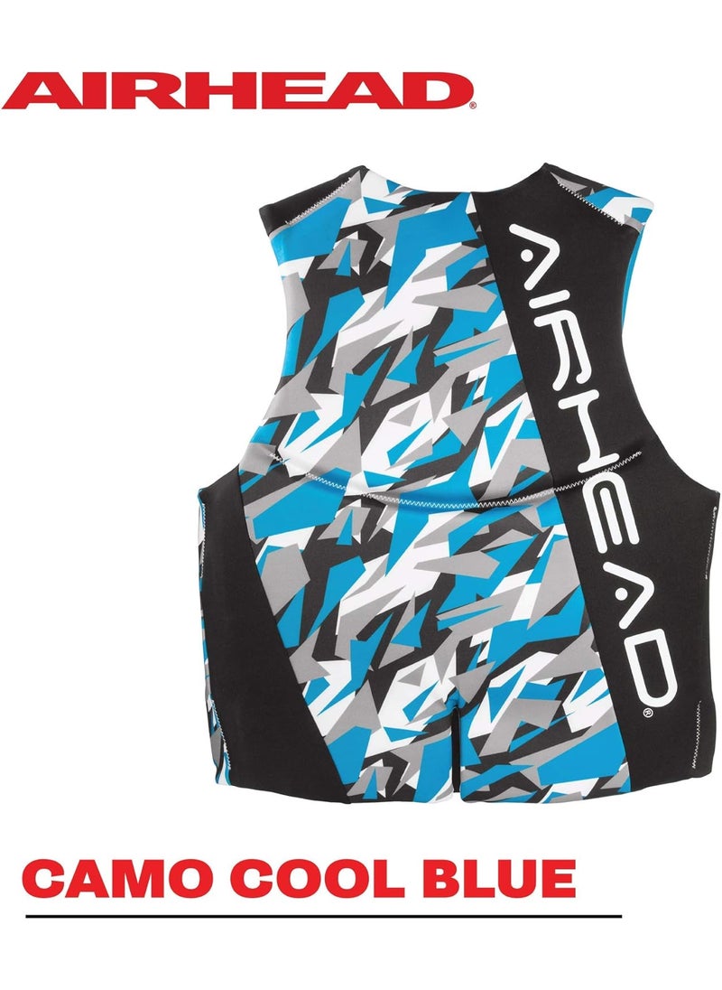 Airhead AIRHEAD Mens Camo Cool Neolite KwikDry Life Jacket Coast Guard Approved  - Image 3