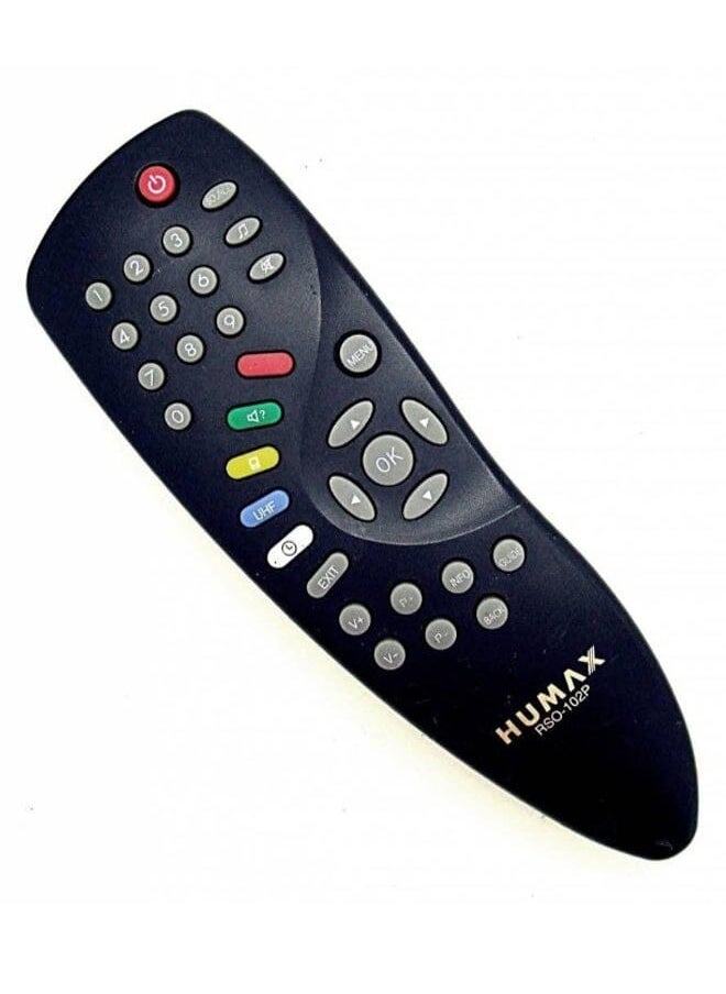 Humax Tv Receiver Remote Control Black  - Image 1