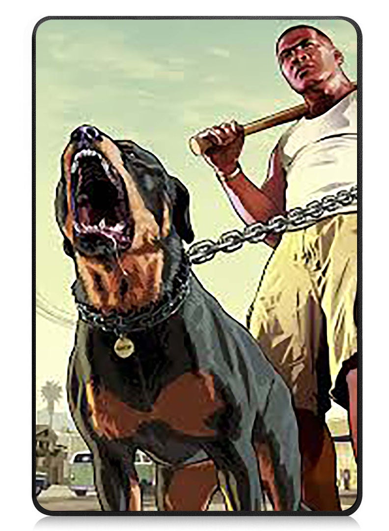 Theodor Protective Flip Case For Lenovo Tab M8 (4th Gen) - 2023 With Trifold Stand Auto Wake Sleep Shockproof Cover Dog 1 - Image 1