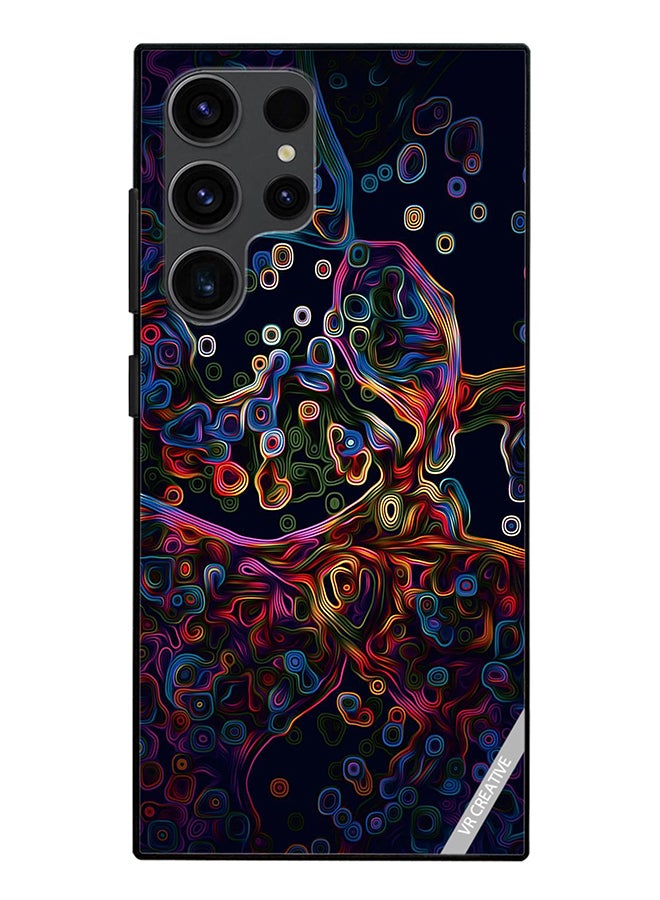 VR CREATIVE Protective Case Cover For Samsung Galaxy S24 Ultra Abstract Design Multicolour - Image 1