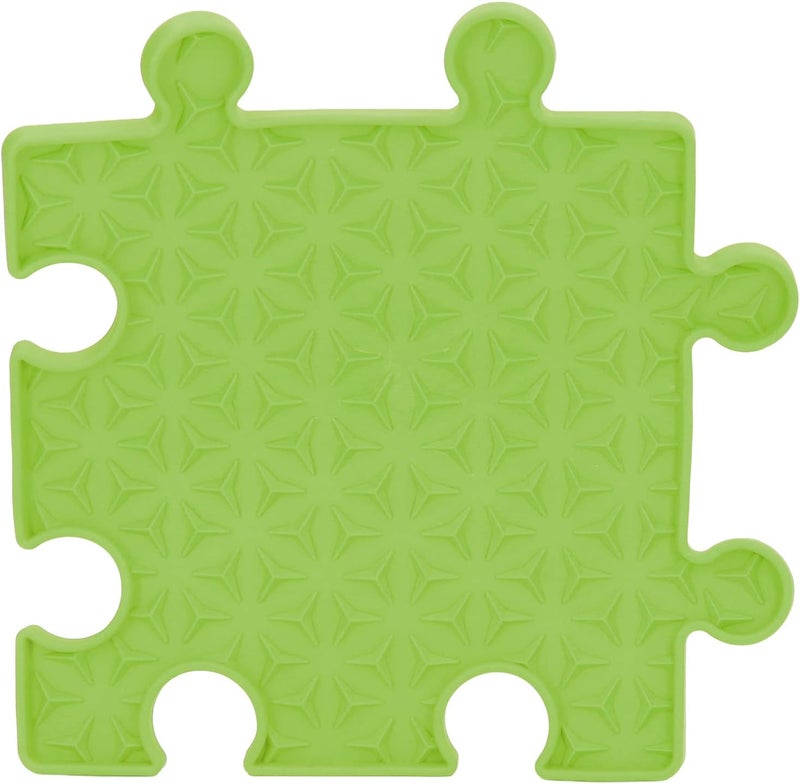 Dog Licking Pad, Slow Feeding Mat for Pets, Silicone, 9.1 x 9.1 Inch, Green - Anxiety Relief, Health Support, Ideal for Dogs and Cats (Green) - Image 1
