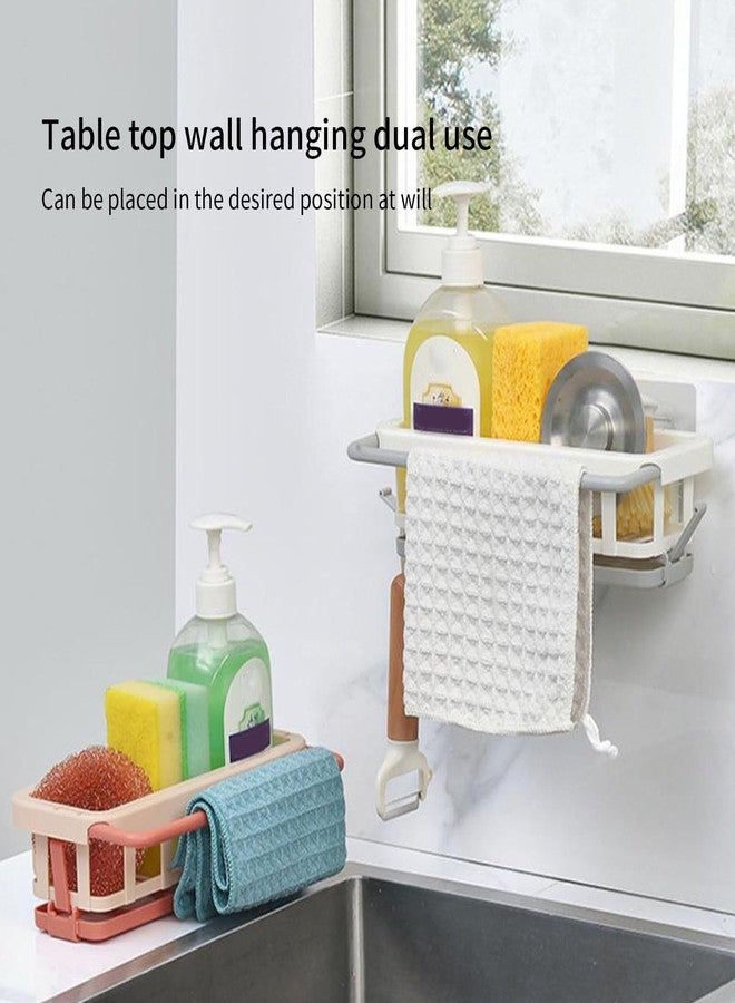 Mishrit Kitchen/Bathroom Sink Tray Drying Basket | Storage Organizer for Sink | Removable Drainage Tray | Innovative Design (Multi-Color, Pack of 1). - Image 5