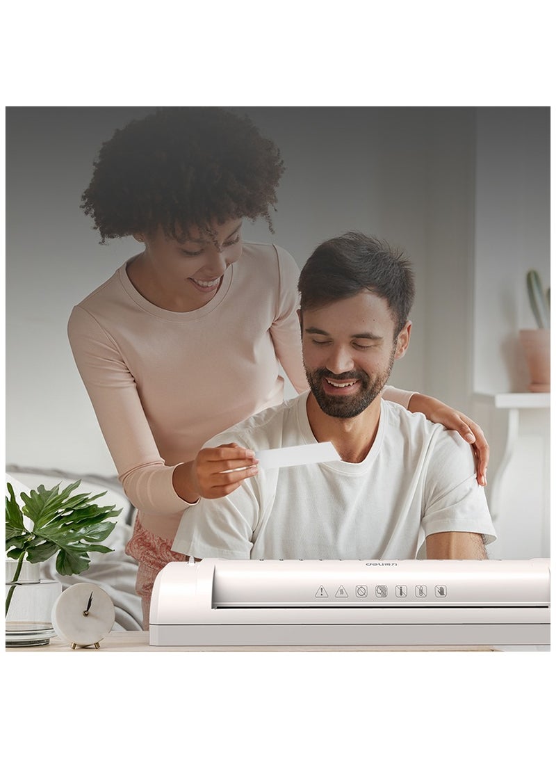 ديلي ماكينة تغليف E3894-EU، تصفيح ساخن وبارد، تسخين سريع، ضوضاء منخفضة، رمادي - Image 4